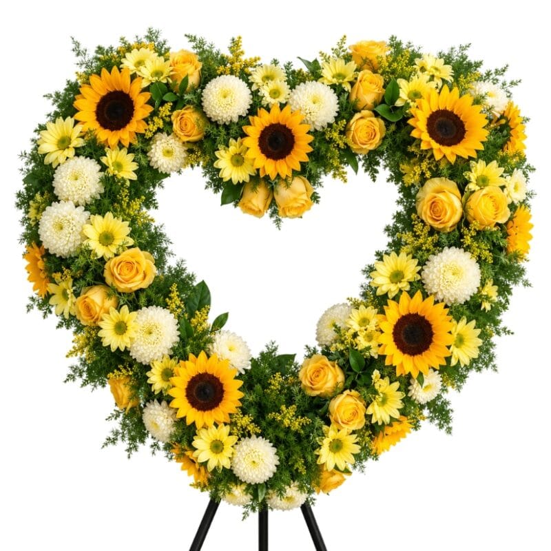 Corazón Girasoles