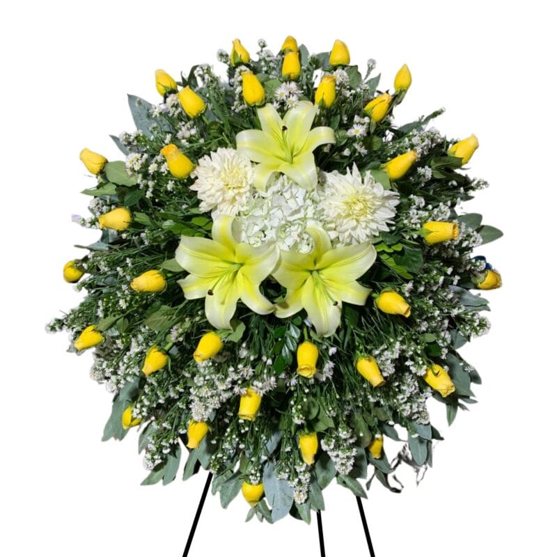 Lágrima Pedestal Amarilla